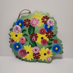 Afro Floral Wall Hanging